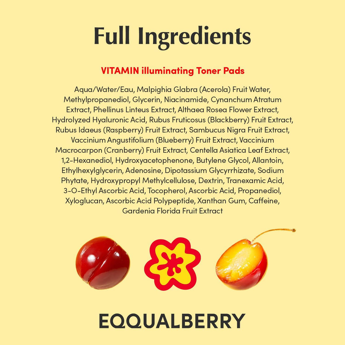 EQQUALBERRY Vitamin Illuminating Toner Pads | Niacinamide 2% + Brightening Vitamin C-Peptide | Hydrating Exfoliating Multi Pads & Dark Spot Remover for Face & Body | Korean Skincare (70 Pads / 180ml) - Image 9