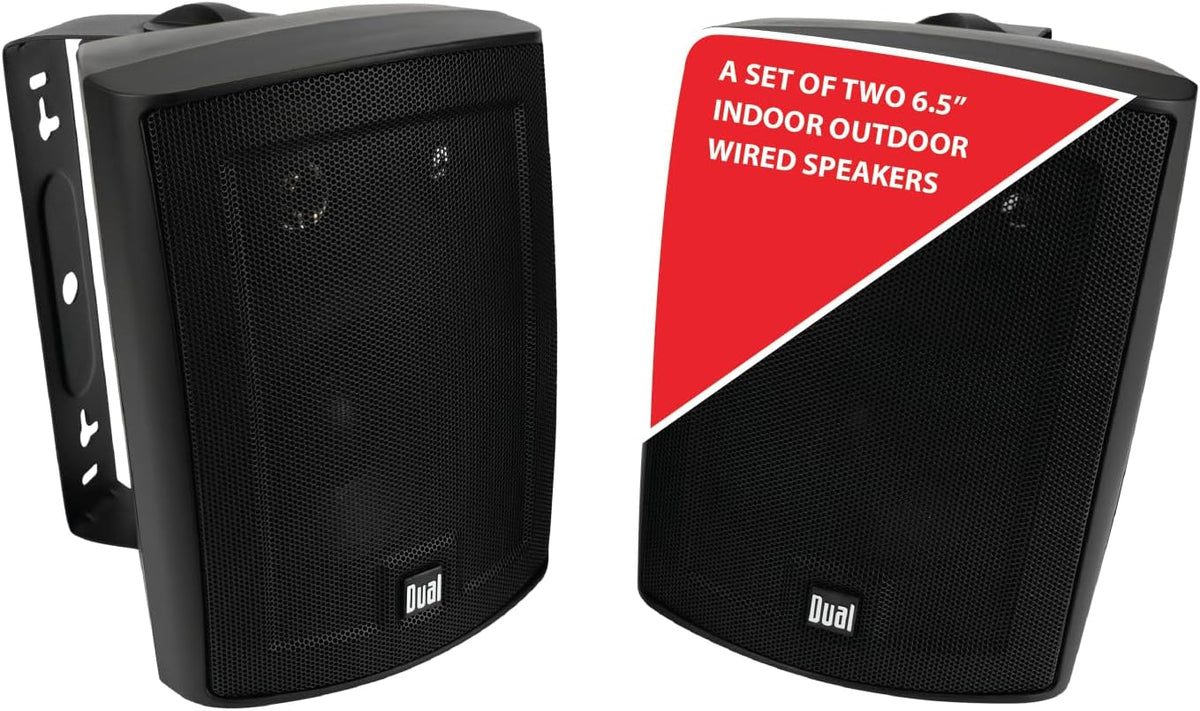 Dual Electronics LU43PB 4" 3-Way Indoor Outdoor Wired Speakers Weatherproof - Image 10