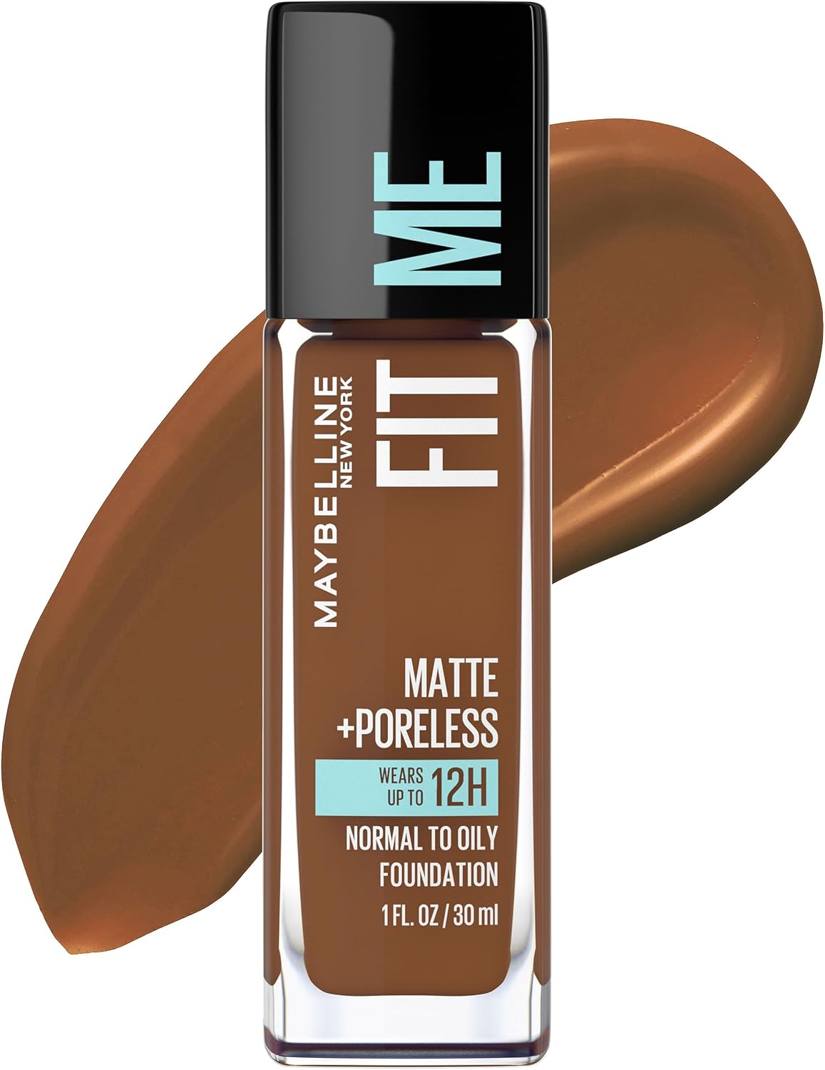 Maybelline Fit Me Matte + Poreless Liquid Oil-Free Foundation Makeup, Classic Ivory, 1 Count (Packaging May Vary) - Image 12