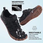 Grand Attack minimalist training shoes wide toe box close up