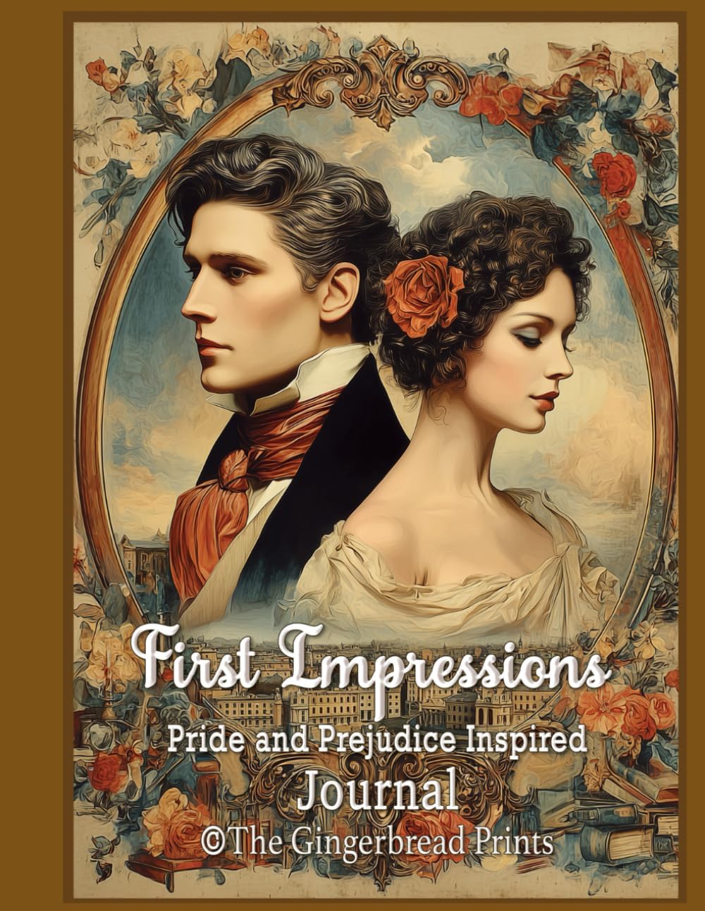 First Impressions - Pride and Prejudice Inspired Junk Journal Work Book for Paper Craft, Scrapbook, Collage, Card Making, - Image 1