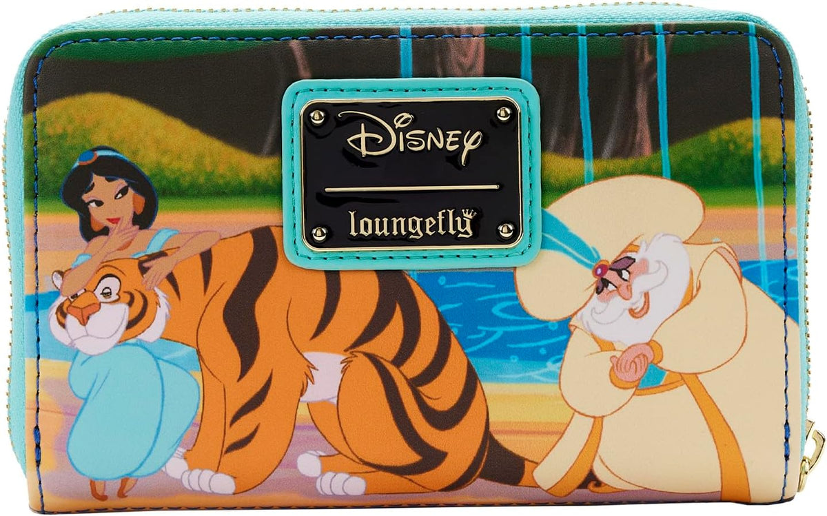 Loungefly Disney Jasmine wallet interior card slots and ID window