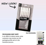 SAKURA Gelly Roll Classic Gel Pens, Opaque White Ink, Ass't Tips 05/08/10, 6 PK 57461 | Ink Pens for Journaling, Art, Calligraphy, or Drawing, Classic White Ink, Opaque, Bright, Japanese Quality - Image 9