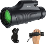 Usogood 10x42 monocular telescope front view highlighting the forty-two millimeter objective lens