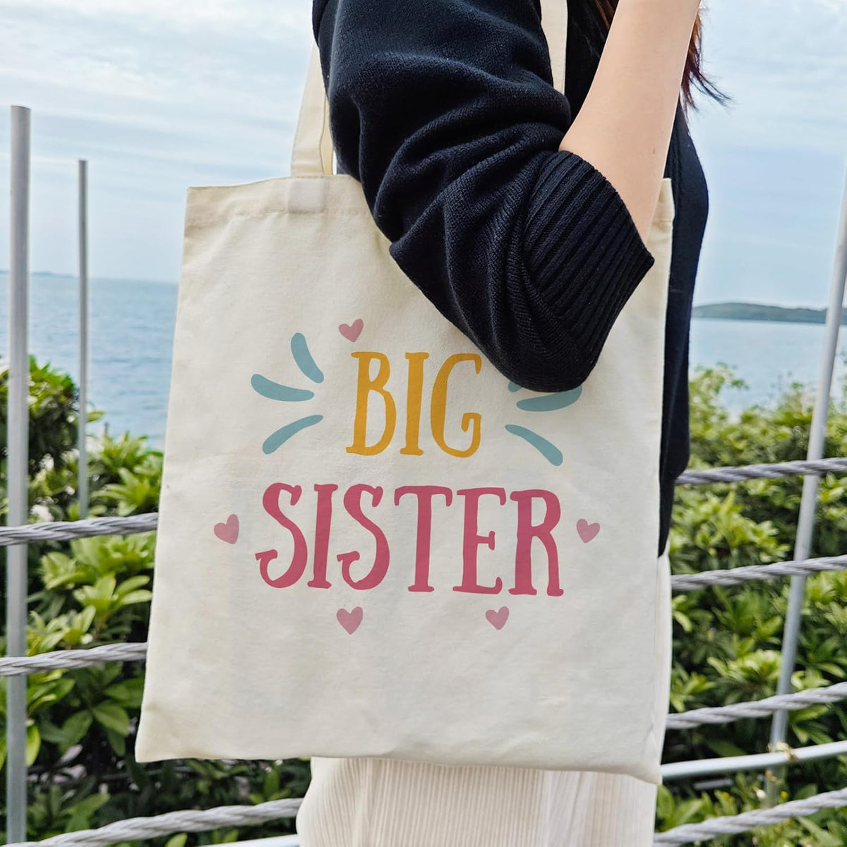 Dlzdn aesthetic cotton tote bag close up of lettering