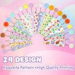 Assorted unicorn and donut themed reading accessories bulk pack