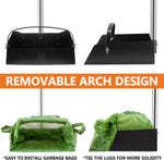 Close up of the Toozey patented arch bag locking holder keeping a garbage bag secure on the tray