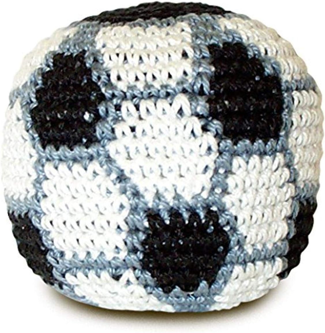 World Footbag Soccer Hacky Sack Crocheted Footbag front view authentic USA import