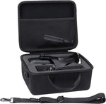 Khanka microphone travel case open interior foam