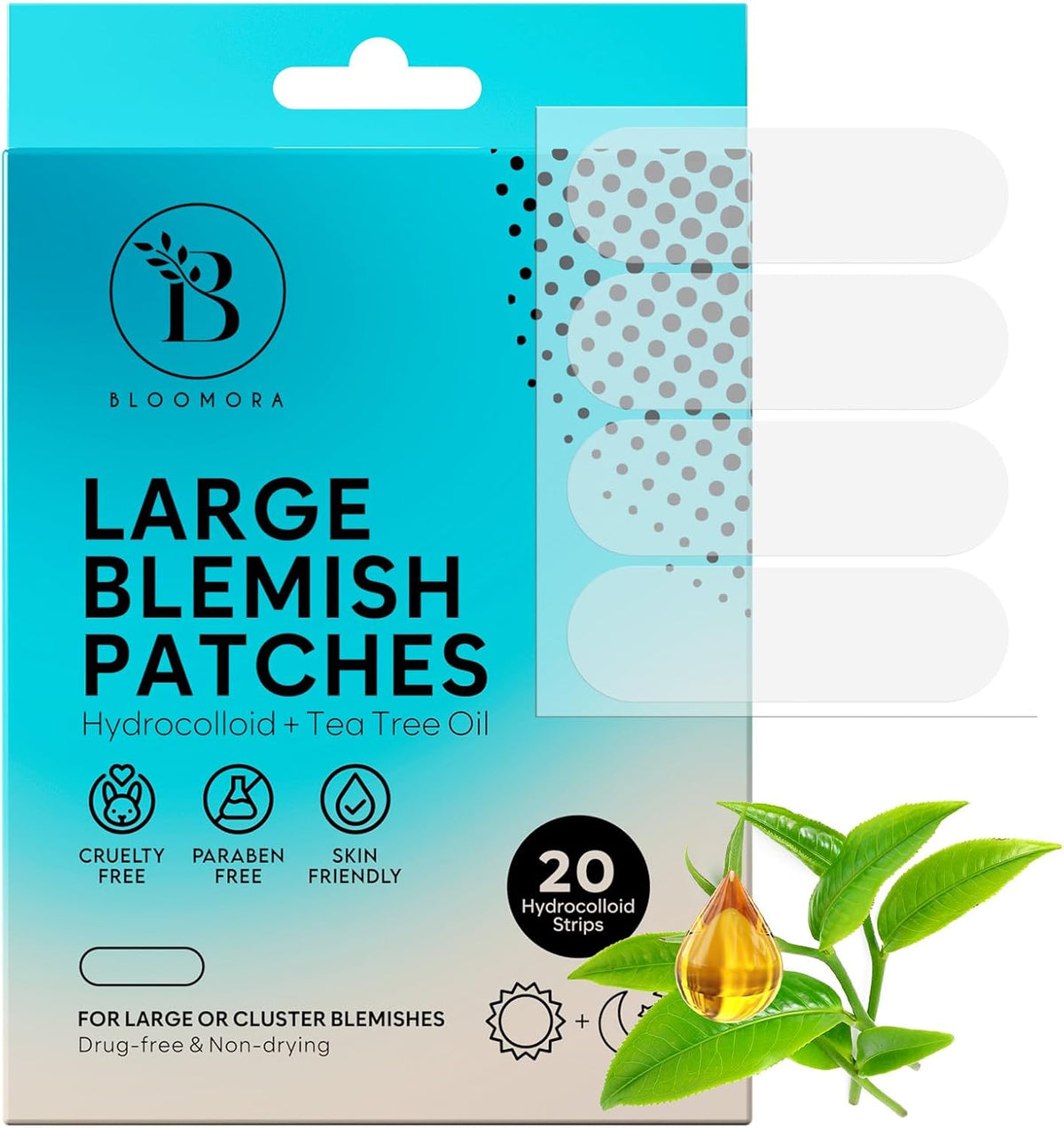 Cloudy patch illustration showing absorbed impurities