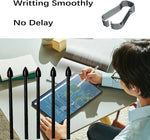 Close up of black stylus pen tips for samsung tablet