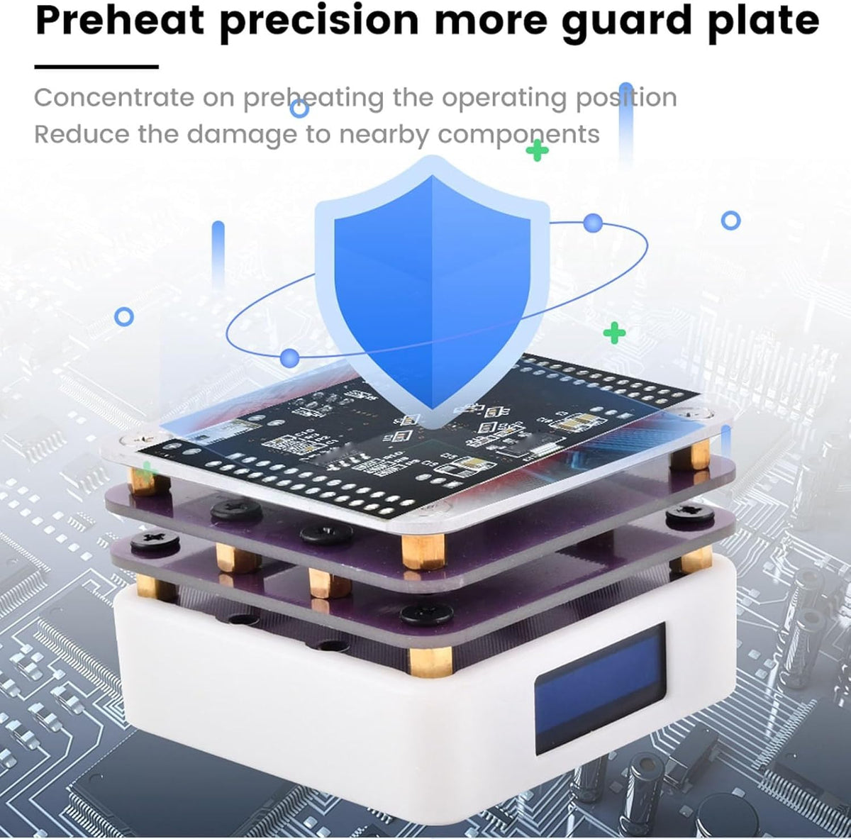 Acogedor thermostatic heating table 3D printed shell