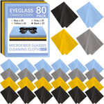 Lipetol microfiber cleaning cloth for glasses 80 count bulk pack front view