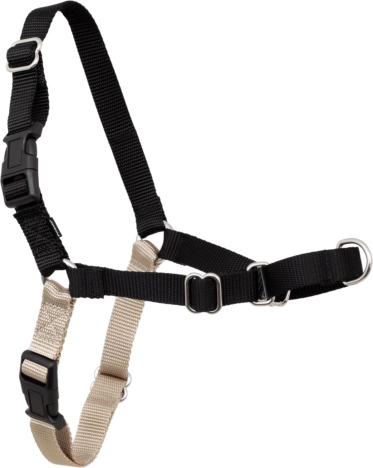 PetSafe Easy Walk dog harness front view in black