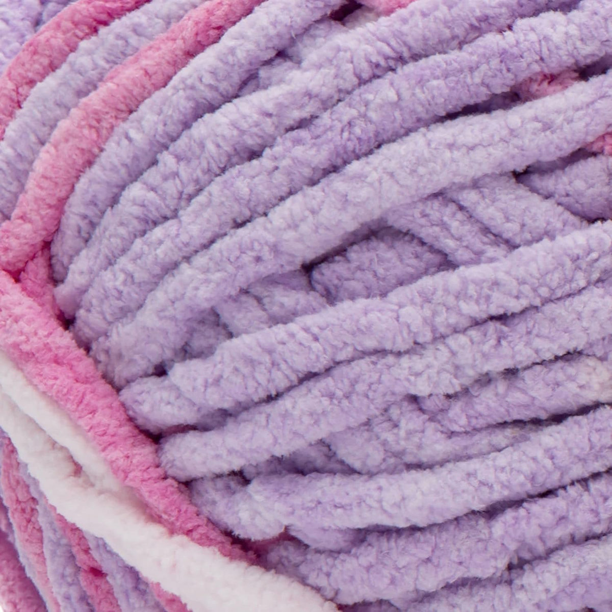 Bernat bulky yarn ready for handmade blanket creation