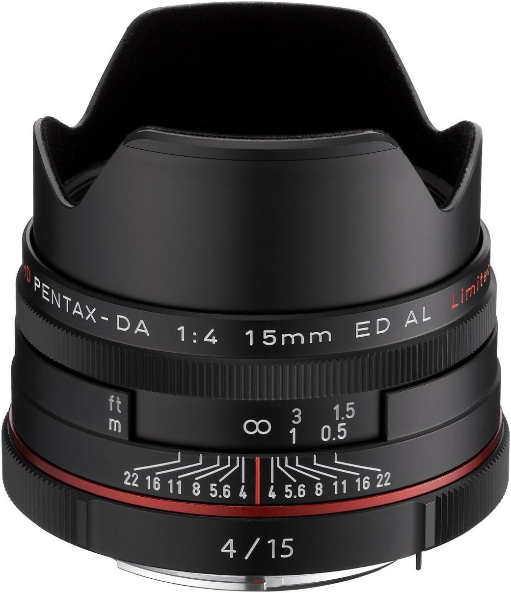 Pentax KAF camera lens mounted optics display