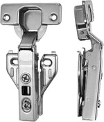 4Pcs Soft Close Face Frame Cabinet Hinges, 50% Faster Install with Clip-On Plate, Mounting Screws Included, Durable & Quiet Full Overlay Cabinet Door Hinges for Face Frame Cabinets - Image 12