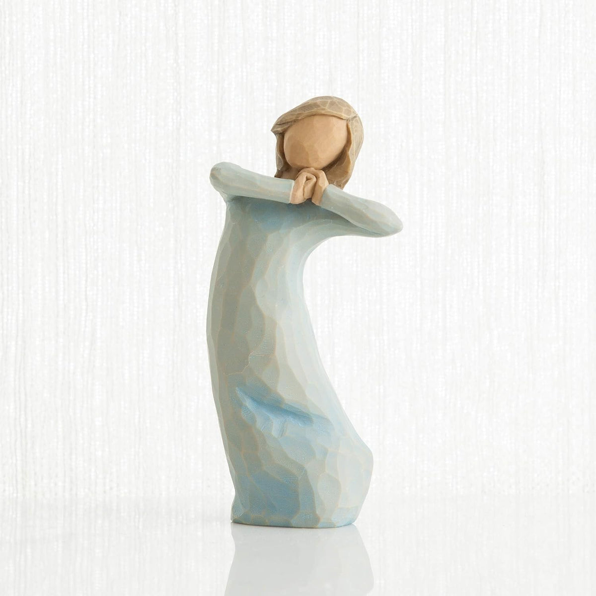 Willow Tree Journey sculpture side profile
