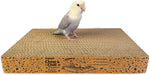 Agape bird cardboard platform packaged and ready for cage installation.