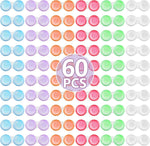 Phyyixs 60 Pack Contact Lens Cases front view in multiple colors