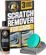 ExoForma Car Scratch Remover Kit front view showing the complete paint correction system bottle and components.