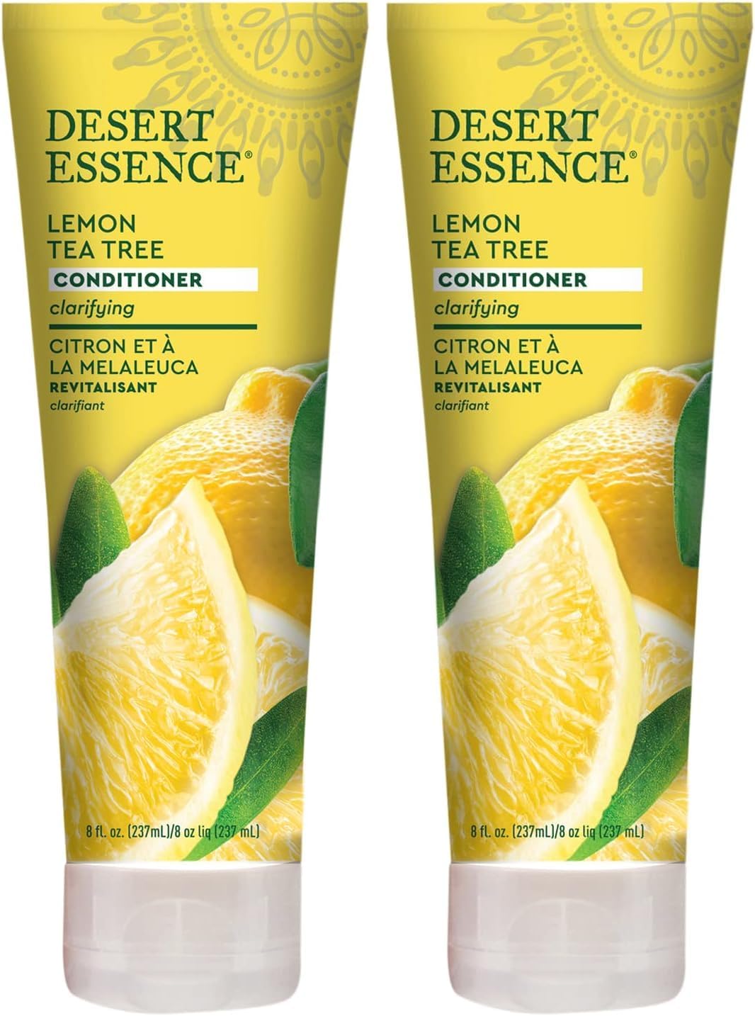 Desert Essence Conditioner, Lemon Tea Tree, Clarifying Provitamin B5, Organic Lemon Peel Extract & Nourishing Aloe - Purifying, Moisturizing, Soothing - Vegan, Sulfate-Free, Cruelty-Free - 8oz | Clarifying botanical formula with lemon peel, tea tree oil and jojoba helps balance oily hair without weighing it down - Image 9