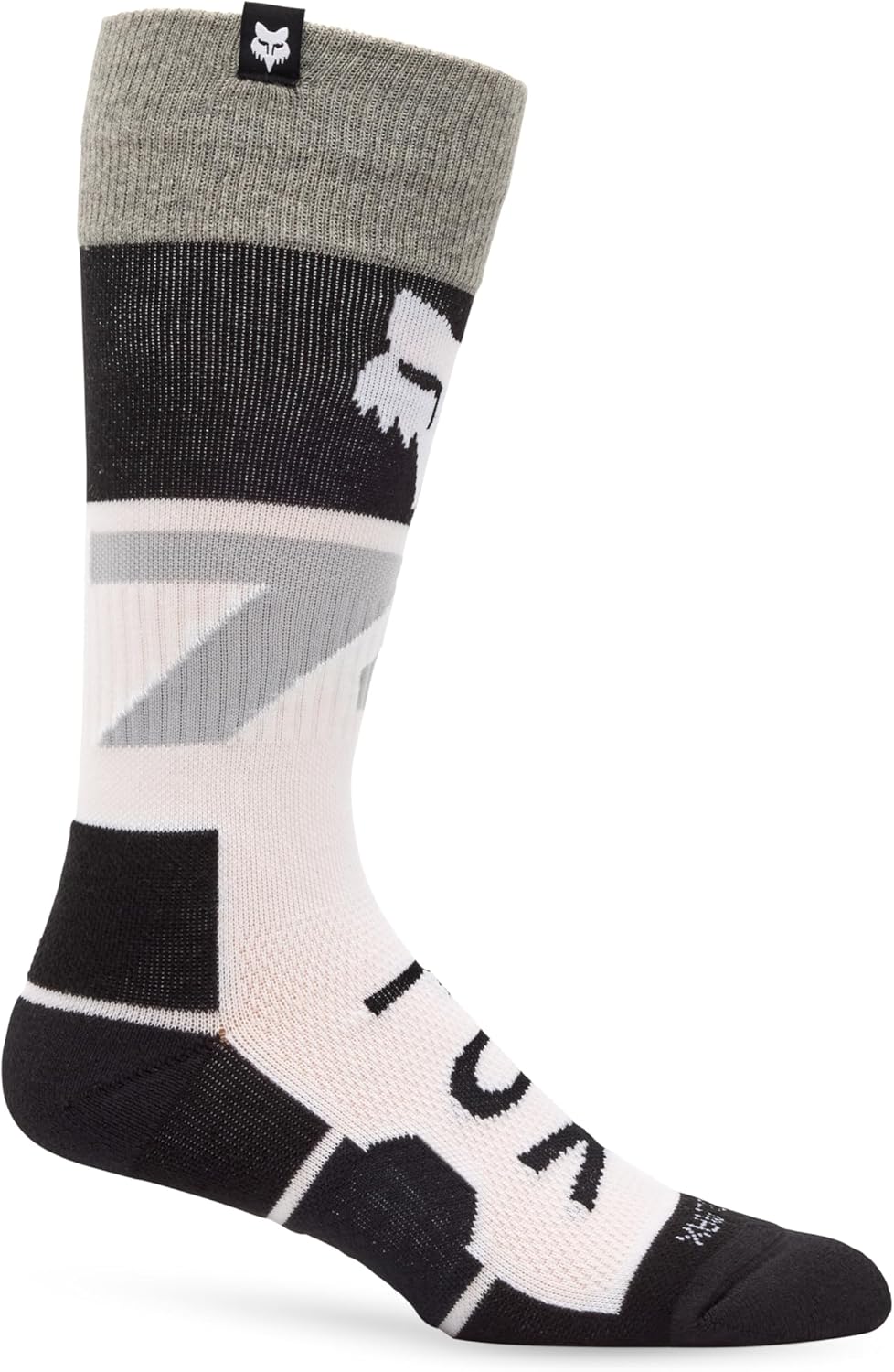 Fox Racing Mens 360 Motocross Dirt Bike Socks front view thick riding gear