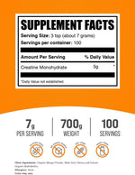 BulkSupplements Creatine Monohydrate micronized texture close up