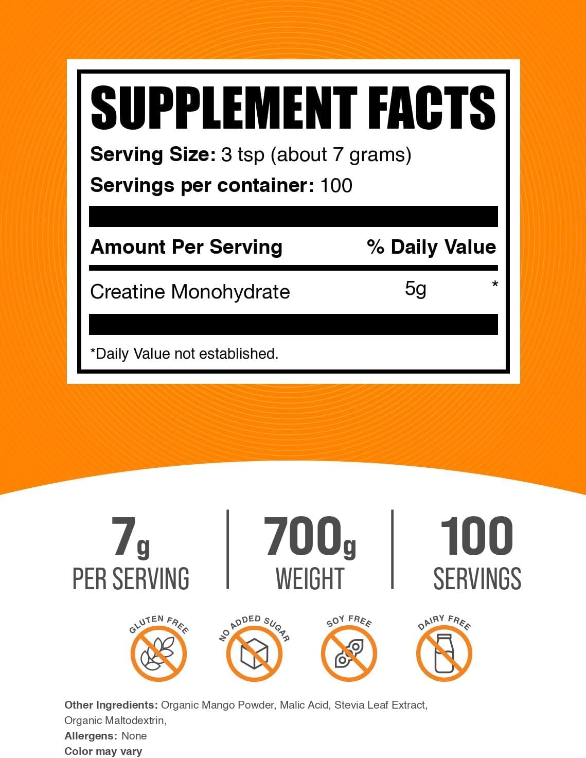 BulkSupplements Creatine Monohydrate micronized texture close up