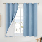 YoungsTex Brown Linen Blackout Curtains 84 Inch Length for Living Room | Thermal Insulated Black Out Drapes with Grommet Privacy Energy Saving for Bedroom Room Darkening, 2 Panels, 52 X 84 Inch - Image 12