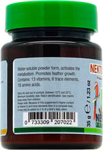 Nekton Bio feather growth powder for caged birds close up