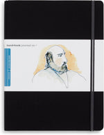 Speedball travel drawing book elastic band detail