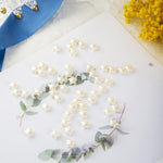 Gadjica 10mm ABS pearl beads assortment with 2mm center hole detail