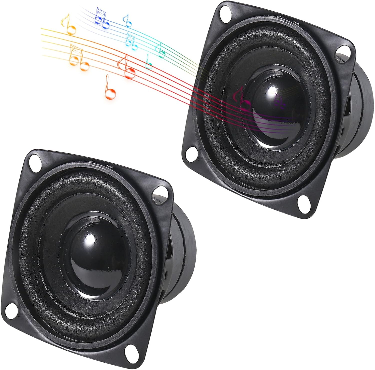 Almocn 2 inch 8 ohm full range speaker front view