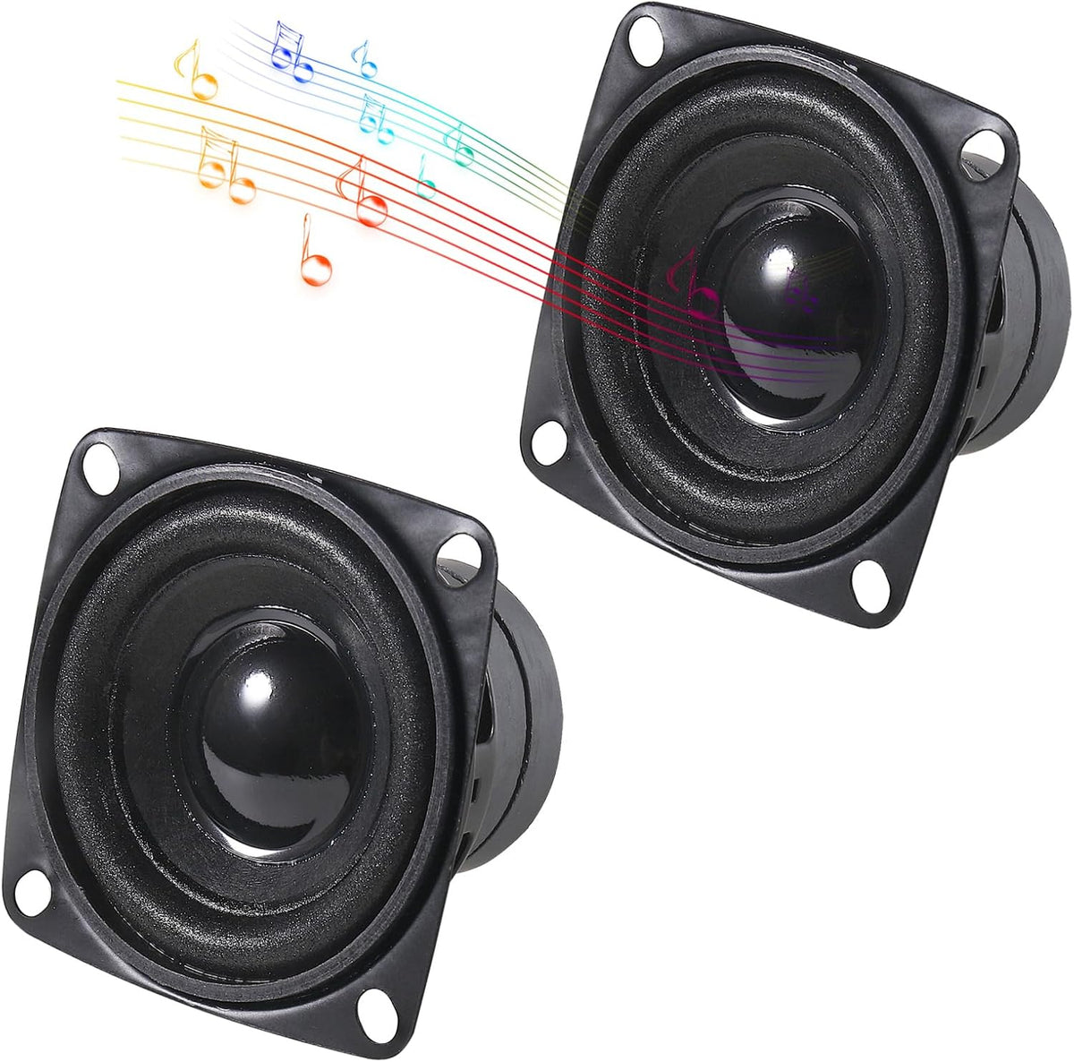 Almocn 2 inch 8 ohm full range speaker front view