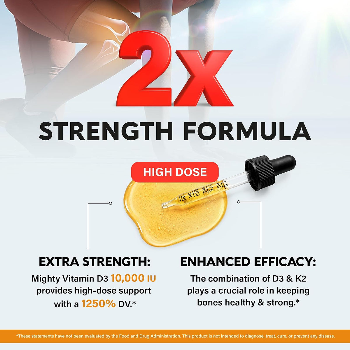 Nutraharmony high potency liquid vitamins for immune and bone support