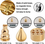 OIIKI Brass Incense Holder, Coil Incense Burner, 3 Styles - Image 3