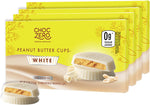 ChocZero dark chocolate keto snack cup texture close up view.