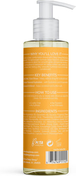 Deep Steep Peach Bellini Moisturizing Shave Oil texture and oil consistency
