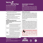 Vectra 3D monthly topical parasite treatment for dogs over ninety five pounds