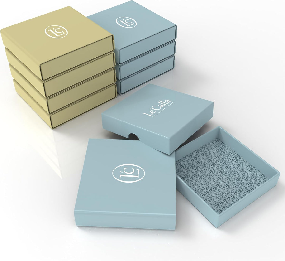 LeCalla women fashion hoop earrings packaging view