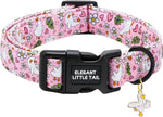 Patriotic dog collar displayed on packaging
