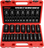 DISEN impact socket set front view storage case