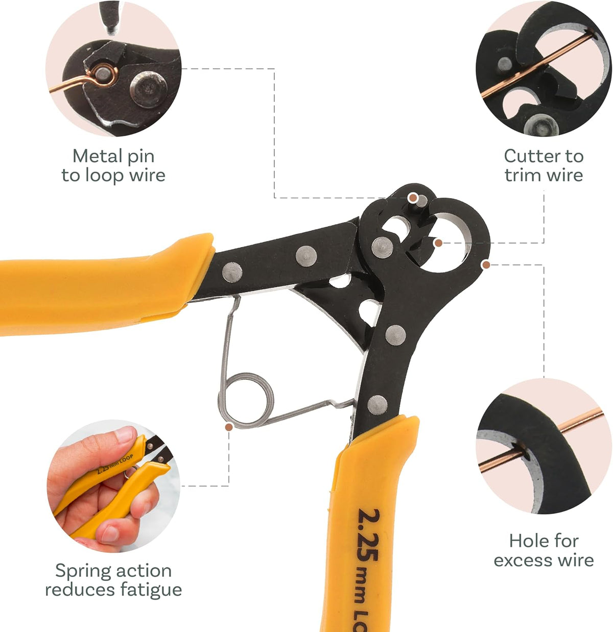 The Beadsmith jewelry making tool spring mechanism