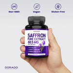 Dorado Nutrition Saffron extract 90 veggie capsules bottle