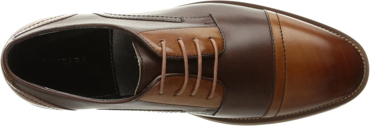 Zanzara leather oxford upper texture closeup