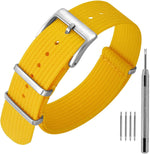ANNEFIT Nylon Watch Band 16mm 18mm 20mm 22mm, One-Piece Waterproof Military Watch Straps with Heavy Buckle - Image 15