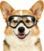 NAMSAN Large Dog Goggles Eye Protection, UV Protection Pet Sunglasses for Dogs Medium to Large Breed, Driving Glasses for Dogs Stick Head Out Car Window, Windproof Dustproof, Adjustable, Clear - Image 11