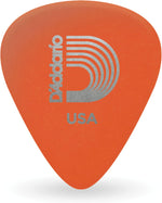Planet Waves Duralin guitar picks display box highlighting the 25-pack quantity.
