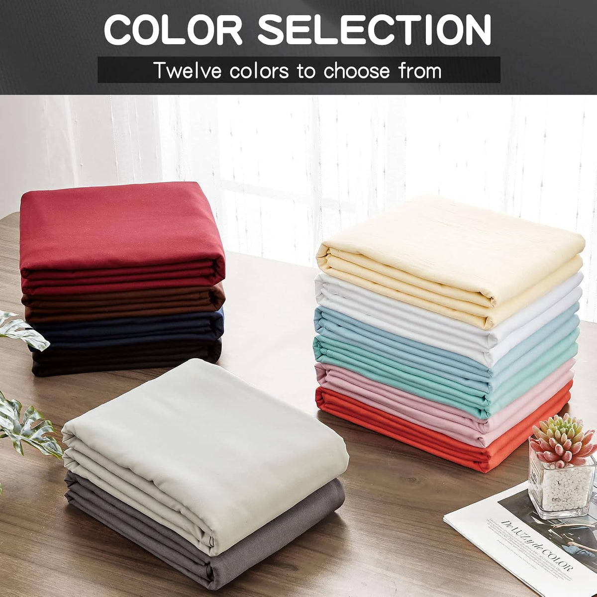 Wrinkle-free breathable flat sheet overview